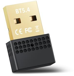 ARCELI Adattatore Bluetooth 5.4, adattatore USB Bluetooth per PC, chiavetta Bluetooth per desktop, laptop, auricolare, mouse, per Windows 11/10/8.1