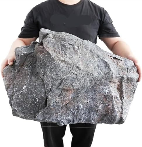 Housse de fausse roche d'extérieur pour aménagement paysager – Faux rochers pour cour, mousse PU décorative pour puits, pompe de puits septique, mise à la terre