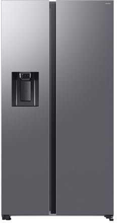 Samsung Frigorifero Side by Side AI RS70F65KET/EF con Dispenser Acqua/Ghiaccio Senza Allaccio, Wifi con AI Energy Mode, SpaceMax, 635 L, LxAxP: 91,2 x 178,4 x 72,6 cm, Inox
