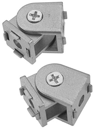 Reinscer 2 Pcs Aluminum Alloy Pivot Joint for Aluminum Extrusion Profile 2020 Series Flexible Pivot Joint 2020 Aluminum Profile