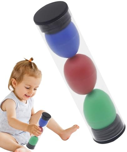 Husoiuy Shakers de Huevos, Shaker Eggs | Juguete Shaker de percusión - Instrumento de música de percusión educativa, Juguete Musical Maracas para Principiantes