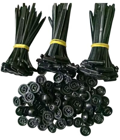 F Fityle Hebilla de brida multifuncional para debajo del motor, es universales para carrocería de automóviles, barcos y remolques, 100 Uds.