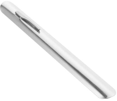 ZUNOXAZ Outil Ramasse Aluminium avec Clip Grattoir à Compact pour Nettoyage de Table Balayeuse de Migrettes Portable pour Restaurant et Service