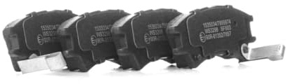 RIDEX 402B0287 Set d'assale Kit pastiglie freni Anteriore Compatibilità con HYUNDAI ATOS MX