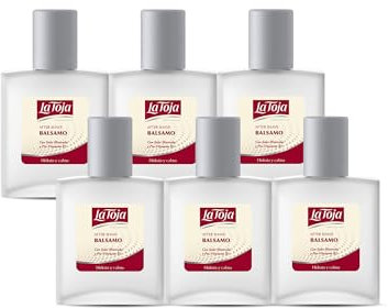 La Toja - Bálsamo After Shave Classic , pack de 6 de 100ml (600ml) , Calma la irritación , Piel suave e hidratada.
