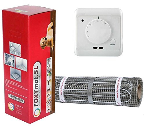 FOXYMAT.SL elektrische Fußbodenheizung, 10.0 m² (0.5m x 20m)