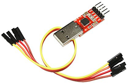 USB-UART-Wandler, Serielle Schnittstelle/TTL zu USB, CP2102 Serial Converter für Linux, macOS, Win7, Win8, Win10 (Adapter)