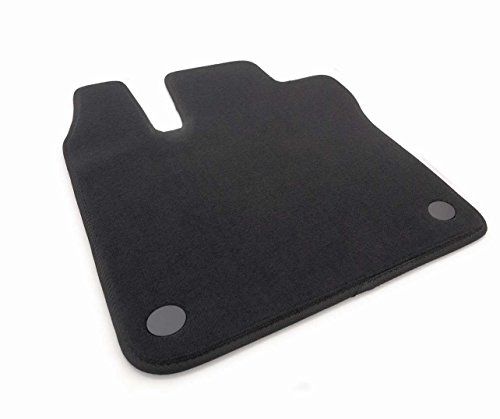 Fußmatte Passgenau für Smart 453 (2014-2024) Velours Fahrermatte Schwarz | Automatte Fahrerseite, Original Befestigung