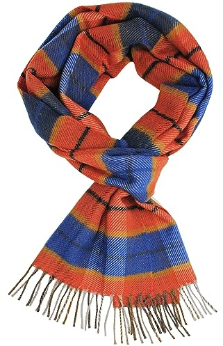 Rotfuchs Winterschal & Warm Karo modisch Mehrere Farbstellungen Wolle Made in Germany