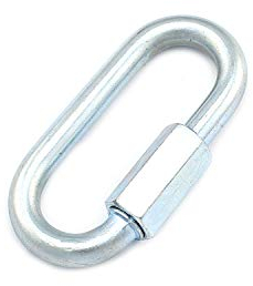 Kettennotglied 12mm Kettenglied DIN 5299 Schraubglied Kette Verschluß