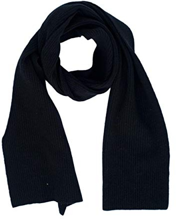 FosterNatur, Damen/Herren Merino Schal feinripp, 100% Wolle Merino extrafein