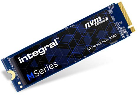 Integral Disco Duro sólido 256 GB SSD NVME M.2 2280 PCIe Gen3x4 R-2000 MB/s W-1200 MB/s TLC M1