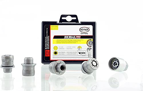 Fits Lexus IS Heyner Germany Locking Wheel Nuts Set 4 Car Security Locks Anti-theft 382.5