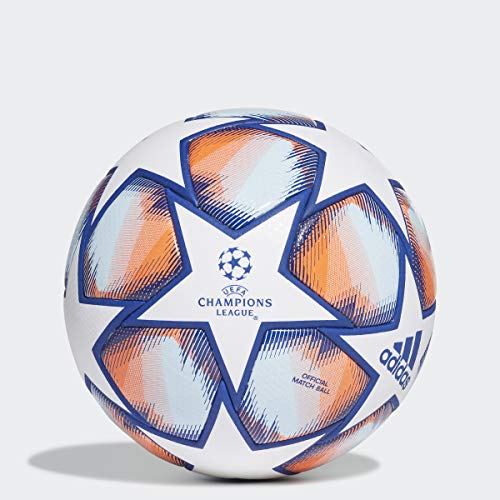 adidas UCL Finale 20 Pro Ball - Weiß-Blau-Coral 5