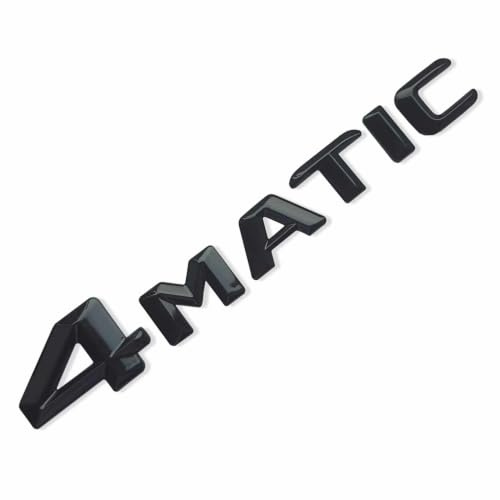 MCK Auto - 4Matic schwarz glänzend Heckklappe Logo hinten Emblem Tuning Modifikation