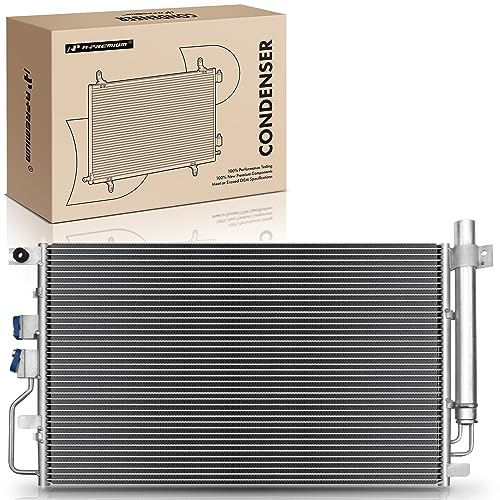 A-Premium Air Conditioning A/C Condenser Compatible with 2010-2015 Chevrolet Equinox & 2010-2015 GMC Terrain, Replace# 20839794