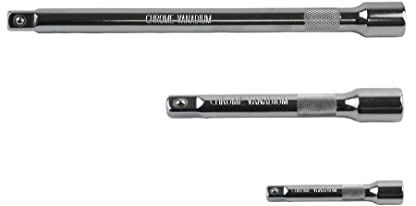 3tlg Kippverlängerungs Satz Steckschlüsselverlängerung Adapter Steckschlüssel-Satz Ratschenverlängerung 3/8(75MM/150MM/250MM)