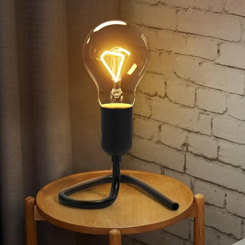 Modern Table Lamp with E27 Base, Sleek Triangular Design, 50W Max, 1.8m Cable, Plug, and Switch Included, AC220-240V, Stylish Black Finish 1 Pack