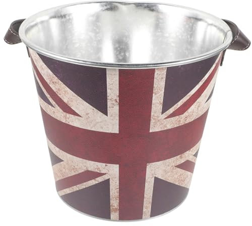 IMIKEYA Seau à Glace Vintage Seau à Glace Aux Rayures pour Et Boissons Conteneur De Stockage Pratique pour Et Événements Capacité Et Design Élégant