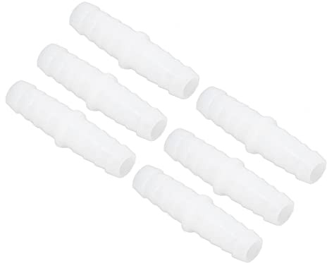 Adattatore per raccordo a barbiglio per tubo flessibile in plastica - 10 pezzi Connettori per giunto di giunzione a barbiglio dritto per applicazioni con tubi per pompe e tubi in silicone