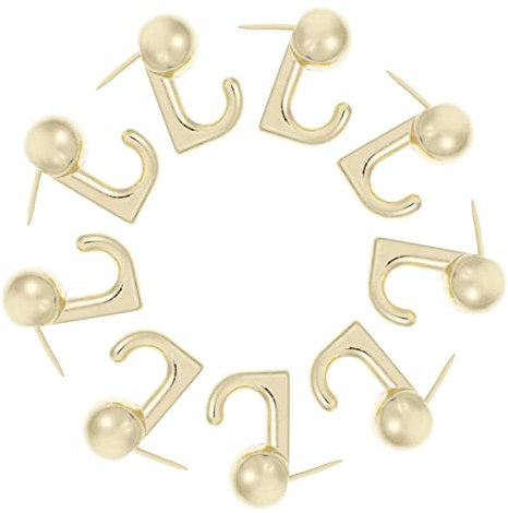 Artibetter 20stücke Legierung Push Pin Haken Reißzwecken Für Wand Korktafeln Befestigen Fotos Dokumenten Memo Haken Thumb Tacks