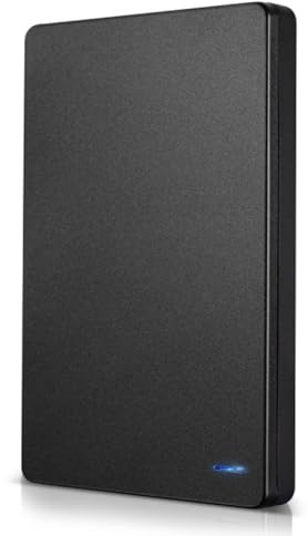 Fubdnefvo Disco Duro Móvil Externo High USB 3.0 1TB Almacenamiento Disco Duro Portátil para Computadora Portátil PC de Escritorio Negro