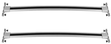 Barres de Toit pour Toyota pour RAV4 pour RAV-4 2009-2012 Rails Barres Porte-Bagages Barres Transversales Supérieures Rail Boxes Toit Voiture Barres transversales de Toit(Cross Bar Silver)