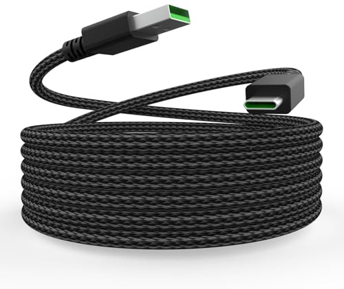 Cable de carga USB C de datos compatible con SteelSeries Aerox 3 / Aerox 5 / Aerox 7 / Aerox 9 / Prime Wireless FPS Gaming Mouse Glorious Modelo D (Minus), Esports Mini FPS Ratón para gaming, trenzado