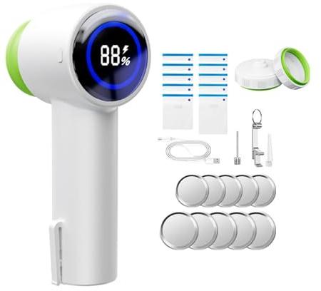 Herramienta eléctrica de envasado al vacío pequeña selladora al vacío para ahorrar alimentos, máquina de sellado portátil, adecuada para todos los alimentos, sellador de tarros
