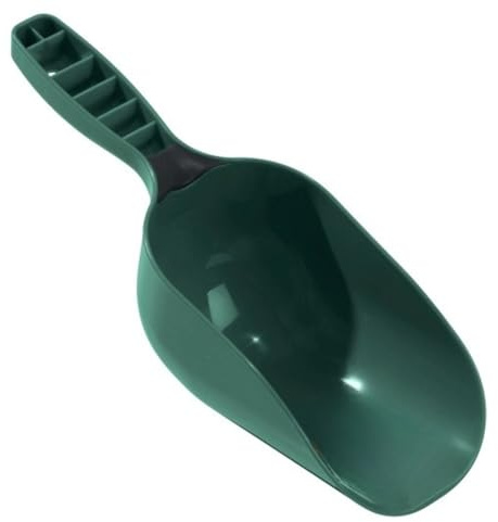 W-Direct Paletta per compost, verde – Paletta da giardino in plastica resistente per compost, fertilizzante, grano e cibo per animali domestici