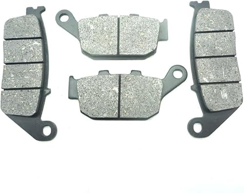 LDGSUPH Plaquettes de frein pour moto Pour Honda NC750X ABS 2012-2021 Plaquettes de frein avant et arrière semi-métalliques