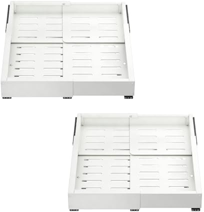 Pull Out Cabinet Drawer - Telescopic Dish Rack | Pull Out Drawer Organizer,for Home Pantry Laundry Apartment Dorm Corner Desk Dresser
