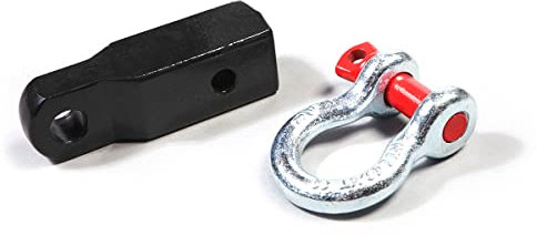 Rugged Ridge 11234.01 Receiver Shackle Bracket, Black