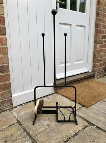 GAP GARDEN PRODUCTS - Boot centre (Single Pair Boot Centre) Fully Assembled, Replaceable Brush, Durable Black Finish – 89cm Tall x 38cm Wide