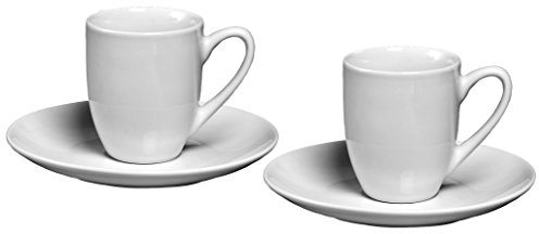 Ritzenhoff & Breker Espresso-Set Bianco, 4 teilig, 80 ml, 2 Stück (1er Pack)