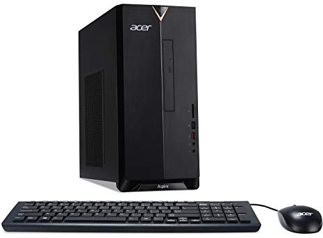Acer Aspire TC-865 Ordenador, 8th Gen Intel Core i3-8100, 8GB DDR4, 1TB HDD, 8X DVD, 802.11ac WiFi, Windows 10 Home 64-bit