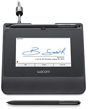 Wacom Signature Set con Pad STU540 LCD Riflessivo a Colori da 5”&Sign Pro PDF per Windows,Acquisizione in Tempo Reale di Firme Elettroniche Grafometriche con Penna senza Filo e Batterie, Nero, 800x480