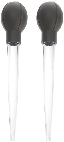 2 Pack Large Pipette Dropper,100ml Droppers Liquid with Scale 28cm Squeeze Transfer Pipettes, Lab Kitchen Baking Pipette Measuring Tube Tools for Cooking Roasting Basting Garden Plants