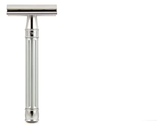 Edwin Jagger 3ONE6 Edelstahl Silber DE Rasierhobel