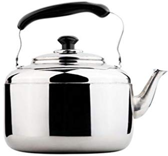 Cabilock Bollitore da Tè da 4 Litri Teiera in Acciaio Inox Manico Ergonomico Teiera da Cucina Bollitore da Cucina per La Casa