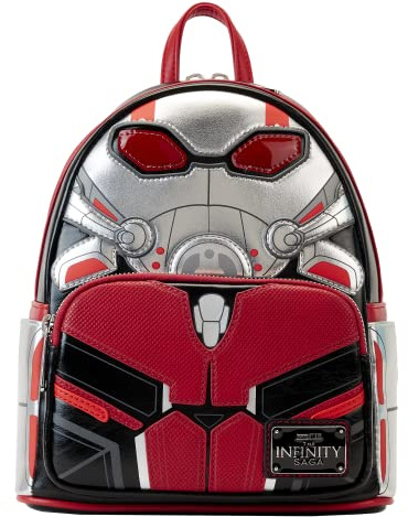 Loungefly Marvel - Ant-man - Ant-Man - Backpack - Exclusivité Amazon - Sac Mignon à Collectionner - Idée de Cadeau - Produits Officiels - pour les Garçons, Girls les Hommes et les Femmes