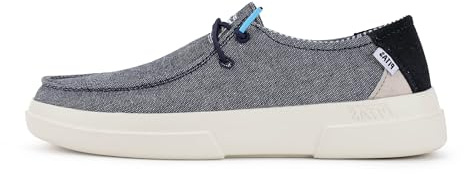 WALK IN PITAS Dalia | Mocasines de Mujer | Naúticos Casual | Zapatillas de Verano | Zapatos de Mujer Casuales y Cómodos | Zapatos de PITAS para Mujer | Marino 36