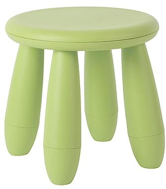 lmoikesz Haushalt Kinder Kunststoff Hocker Wohnzimmer Erwachsene Schuhe Wickelsofa Kindergarten Kleine Bank rutschfeste Möbel, Grün
