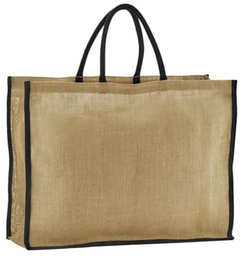 Natural Starched Jute Market Shopper Einkaufstasche