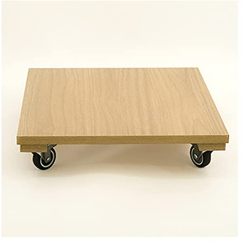 PflanzenständerGarten-Blumentopf-Erhöhung, Pflanzen-Caddy, beweglicher Pflanzkübel, Tragkraft 110 Pfund, Pflanzenständer, Palette für schwere Pflanzkübel, Rolltablett, Palettenbaum, Blumenständer, Pfl