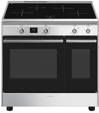 Smeg 90cm Electric Induction Cooker - Stainless Steel