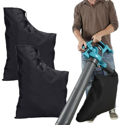 WUSJCOF 2 Pezzi Sacchetto per Polvere per Seghe Circolari, Sacchetto per Segatura per Sega da Banco, Troncatrice con Cerniera e Supporto in Filo, Accessorio per Troncatrice Modello (255) (Nero)