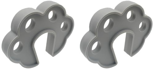 LBTODH 2 PCS Washer Door Stopper Silicone Laundry Door Holder Grey Keep Washer Open Anti Pinch Accessories for Most Dryer Door and Washing Machine Door