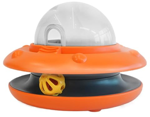 Mangeoire interactive pour chat, rechargeable et intelligente, distributeur de nourriture réglable, cloche favorisant la santé, distributeur de casse-croûte, portable, compact, polyvalent, idéal pour