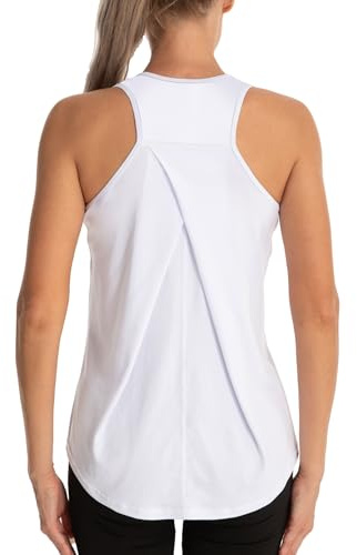 Dawnrole Gym Tops for Women Sleeveless Yoga Fitness Shirts Racerback Sports Top Women